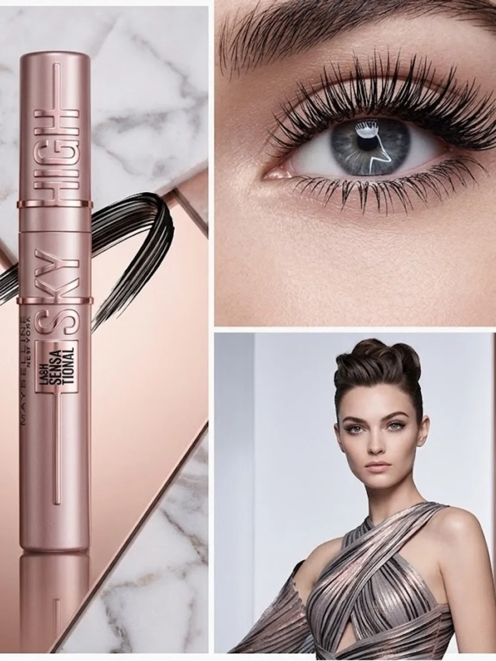 NEW Maybelline Sky High Mascara in Rose Gold